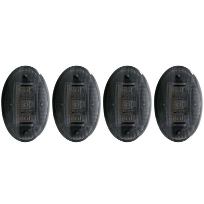 Side Marker Light Assembly LED Dually Fender Lights Smoke Lens LED Replacement Kit For Factory Fender Lights Ford F-350 Super Duty/F-450 Super Duty 1999-2010 AnzoUSA
