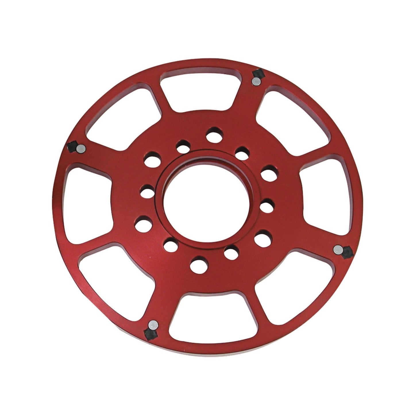 Crank Trigger Wheel Flying Magnet Sbc 7 In. Red Replacement Wheel For Small Block Chevy Crank Trigger Kit (P/N 8610) MSD Ignition