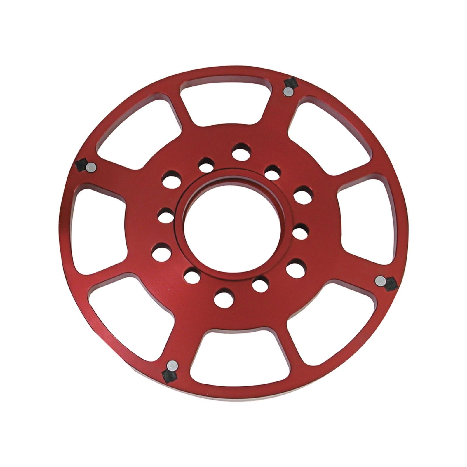 Crank Trigger Wheel Flying Magnet Sbc 7 In. Red Replacement Wheel For Small Block Chevy Crank Trigger Kit (P/N 8610) MSD Ignition
