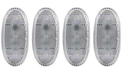 Side Marker Light Assembly LED Dually Fender Lights Clear Lens LED Replacement Kit Ford F-350 Super Duty/F-450 Super Duty 2011-2016 AnzoUSA