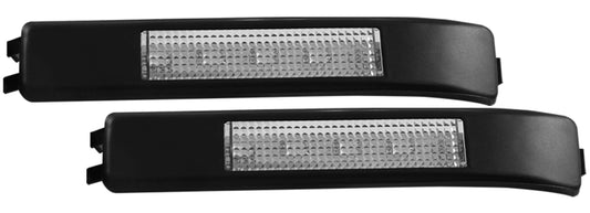 Door Mirror Turn Signal Light Indicator 2 Pc. Clear Lens W/LED Amber Turn Signal Ford F-150 2009-2014 AnzoUSA