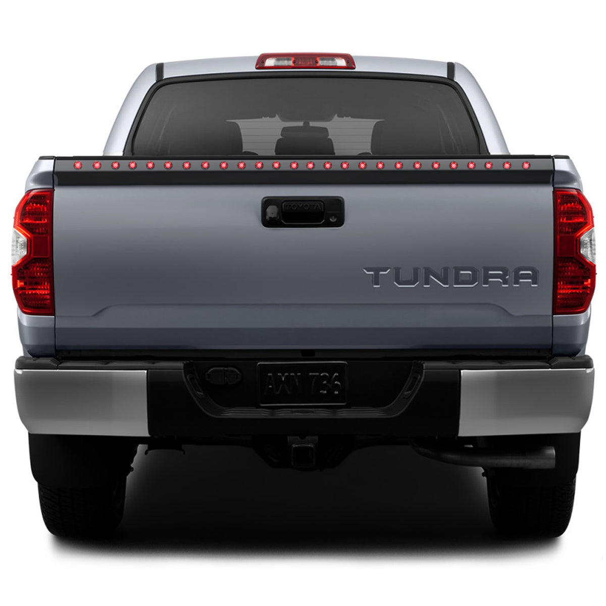 Brake Light LED Tailgate Spoiler Replacement Oe Style w/5 Function Tailgate Bar 5 Function Right And Left Turn Signal/Reverse/Tail/Brake Lights Toyota Tundra 2014-2015 AnzoUSA