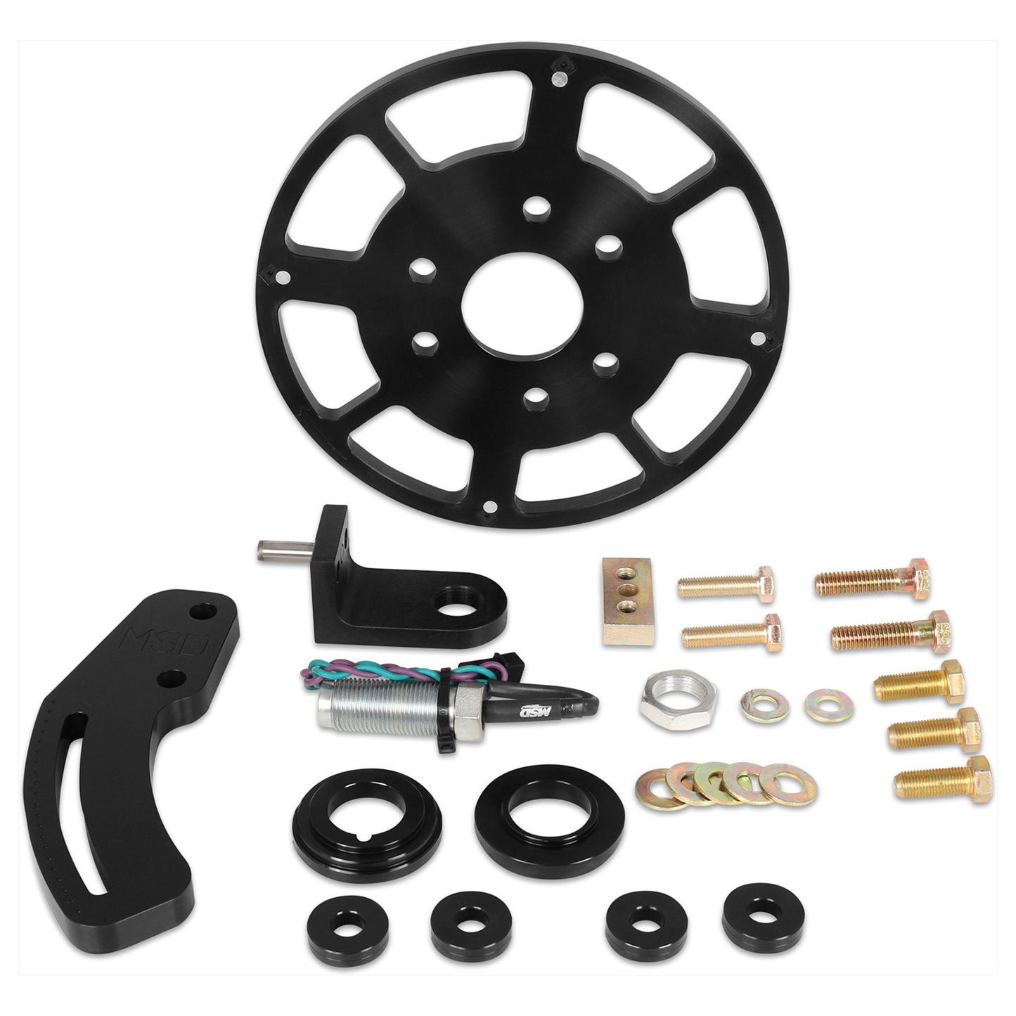 Crank Trigger Wheel Kit Flying Magnet Sbc 8 In. Small Block Chevy Use With 6/7/8 Series MSD Ignition