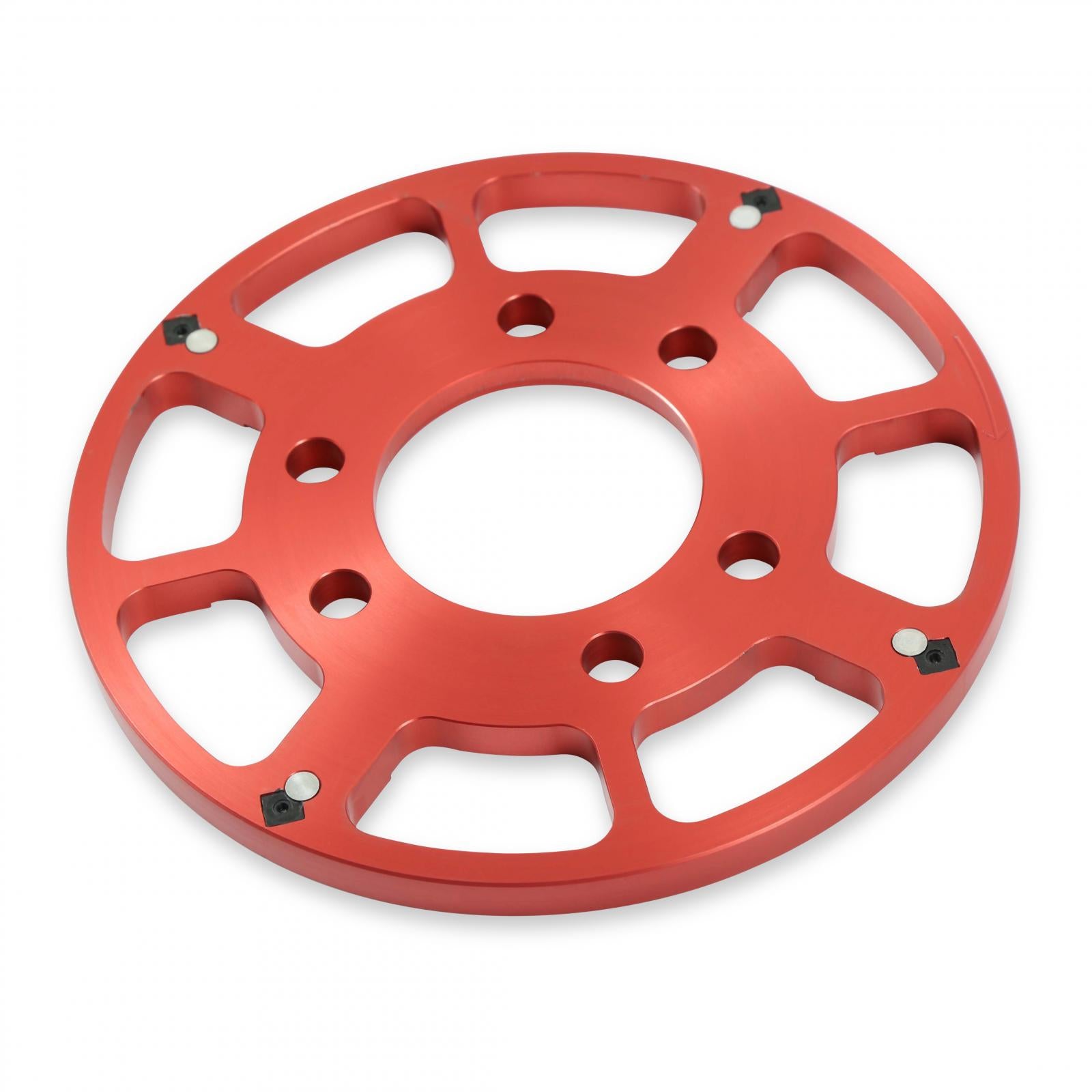 Crank Trigger Kit Flying Magnet Hall-Effect LS Gen Iii/Iv 6.56 In. Small Block Chevrolet Gen Iii/Iv Adjustable Timing Pointer Red MSD Ignition-6