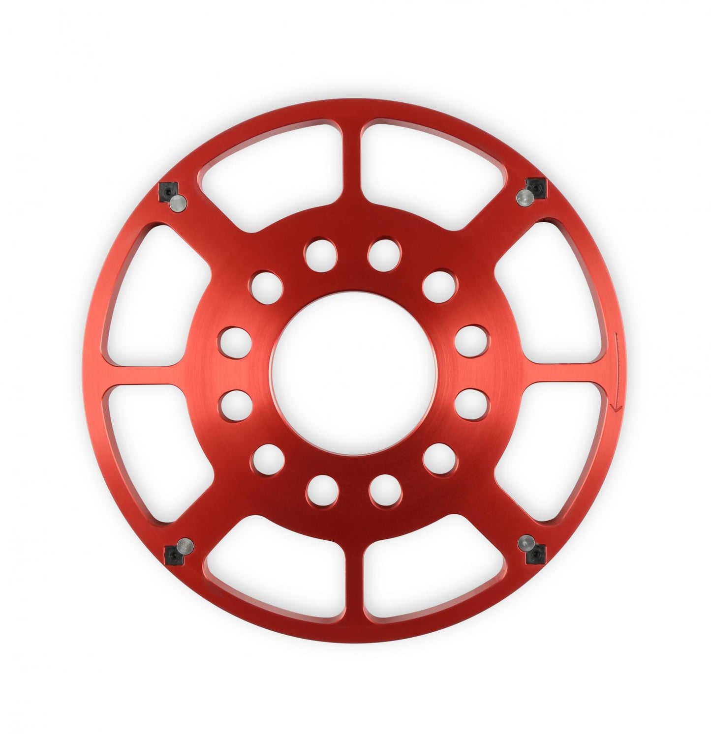 Crank Trigger Kit Flying Magnet Hall-Effect LS Gen Iii/Iv 7.25 In. Small Block Chevrolet Gen Iii/Iv Adjustable Timing Pointer Red MSD Ignition-4