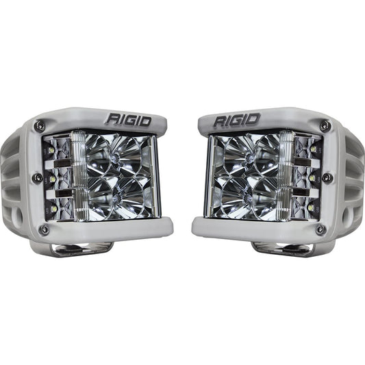 Rigid Industries Flood Surface Mount White Housing Pair D-SS Pro RIGID Industries
