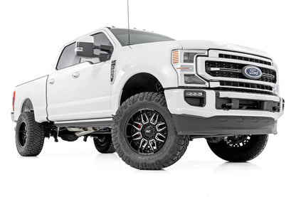 86 Series Wheel One-Piece Gloss Black 22x10 6x5.5 -25mm Rough Country-2