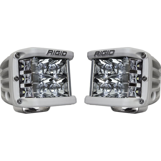 Spot Surface Mount White Housing Pair D-SS Pro Rigid Industries