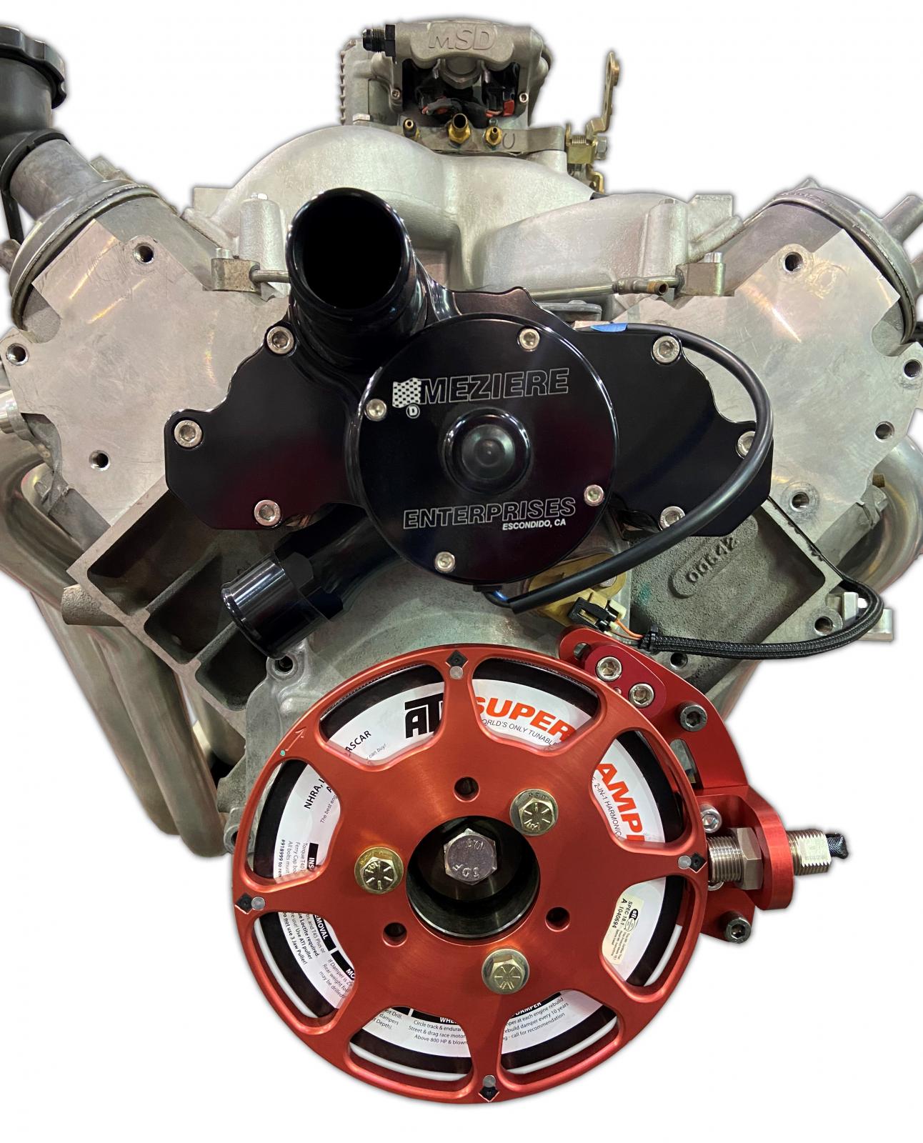 Crank Trigger Kit Flying Magnet Hall-Effect LS Gen Iii/Iv 8.00 In. Small Block Chevrolet Gen Iii/Iv Adjustable Timing Pointer Red MSD Ignition