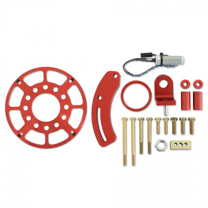 Crank Trigger Wheel Kit Flying Magnet Sbf Windsor 289/302/351W Use With 6/7/8 Series Red MSD Ignition