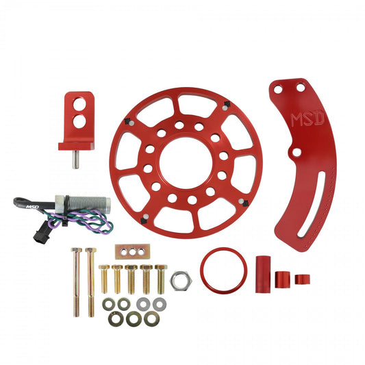Crank Trigger Wheel Kit Flying Magnet Bbf 7.25 In. Big Block Ford 429-460Ci Use With 6/7/8 Series Red MSD Ignition