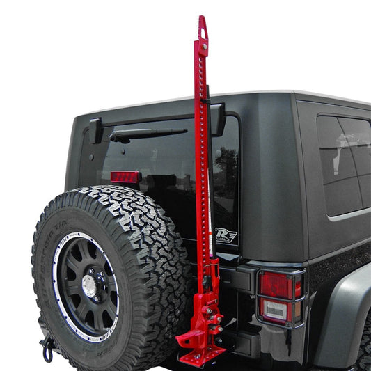Hi-Lift Jack Mount for 2007-2018 Jeep Wrangler JK/JK Unlimited, Black Rampage