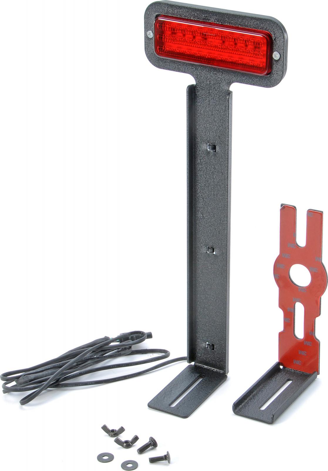Universal LED Third Brake Light and Extender, Black Rampage