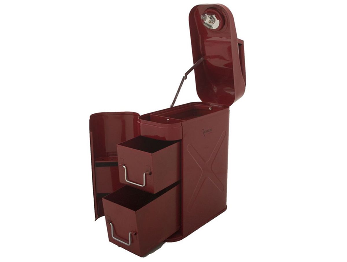 Universal Trail Can Utility Tool Box, Black Rampage