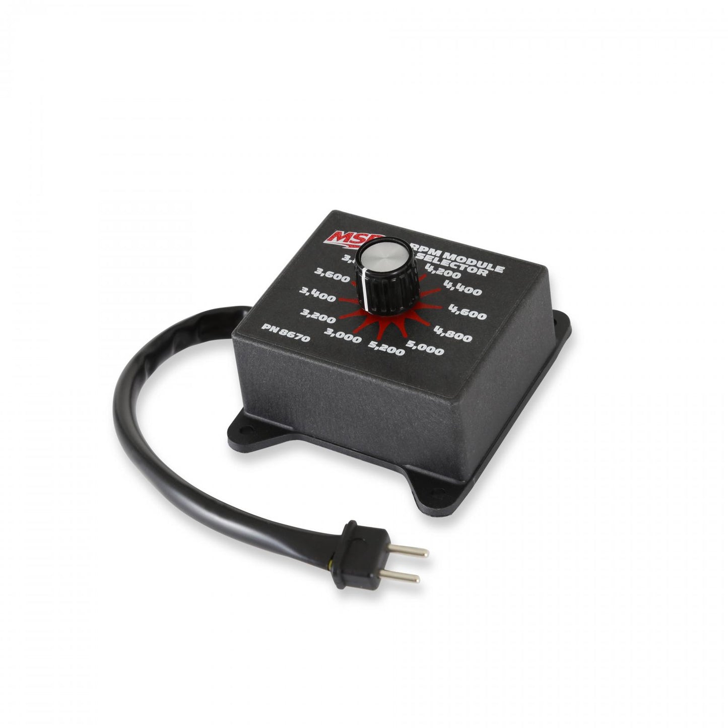 Selector Switch, 3.0K-5.2K The Rpm Module Selector Plugs Directly Into The Rpm Module Socket On All Soft Touch Rev Controls And Accessories That Use Plug-In Modules MSD Ignition-1