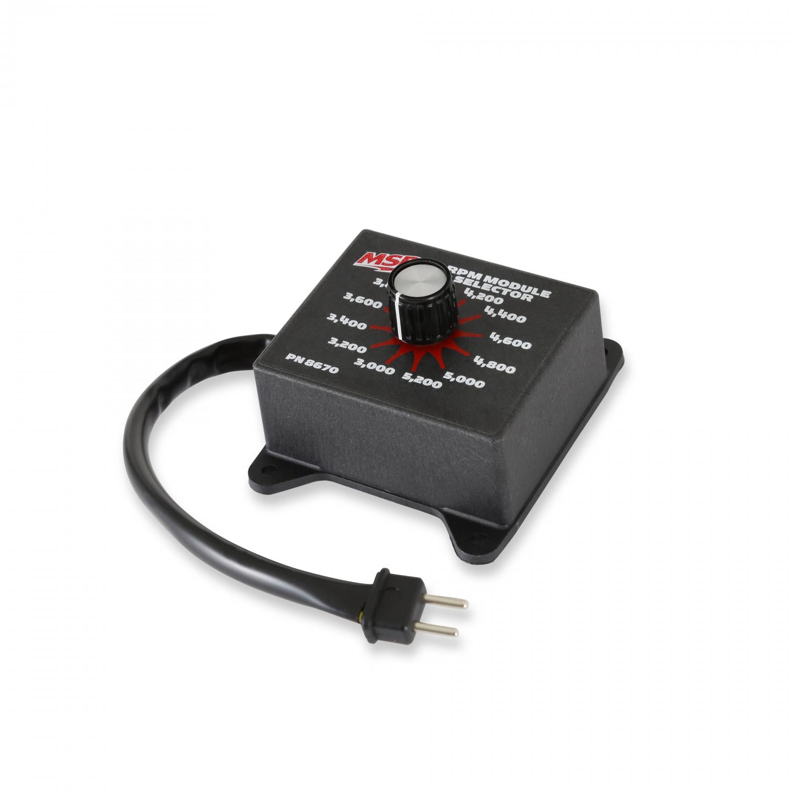 Selector Switch, 3.0K-5.2K The Rpm Module Selector Plugs Directly Into The Rpm Module Socket On All Soft Touch Rev Controls And Accessories That Use Plug-In Modules MSD Ignition-1