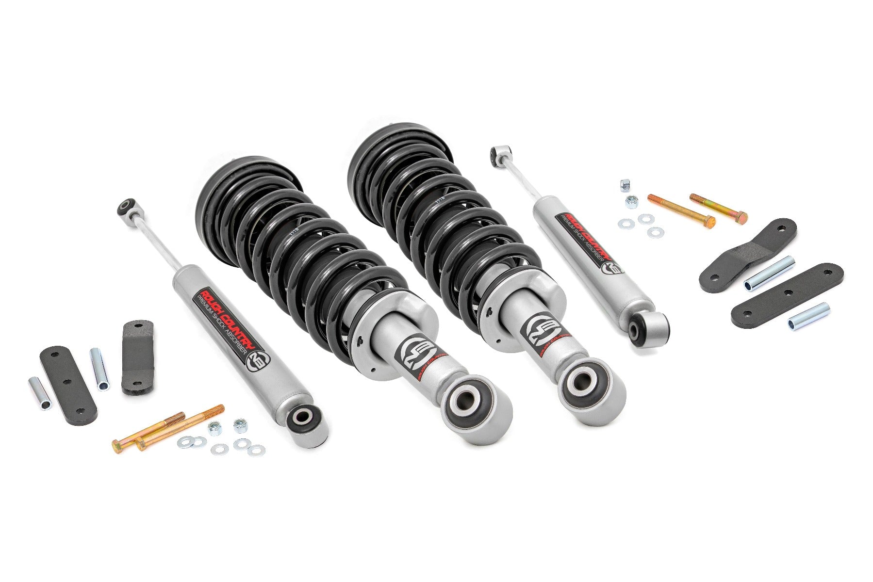 Rough Country 2.5 Inch Nissan Suspension Lift Kit w/ N3 Struts For 05-Up Frontier Rough Country