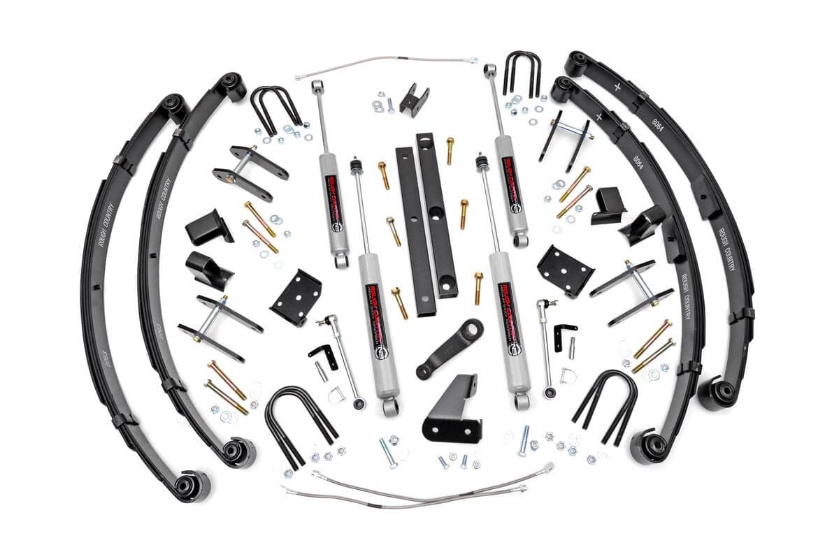 4.5 Inch Lift Kit | X-Series | Power Steer | Jeep Wrangler YJ 4WD (1987-1995) Rough Country