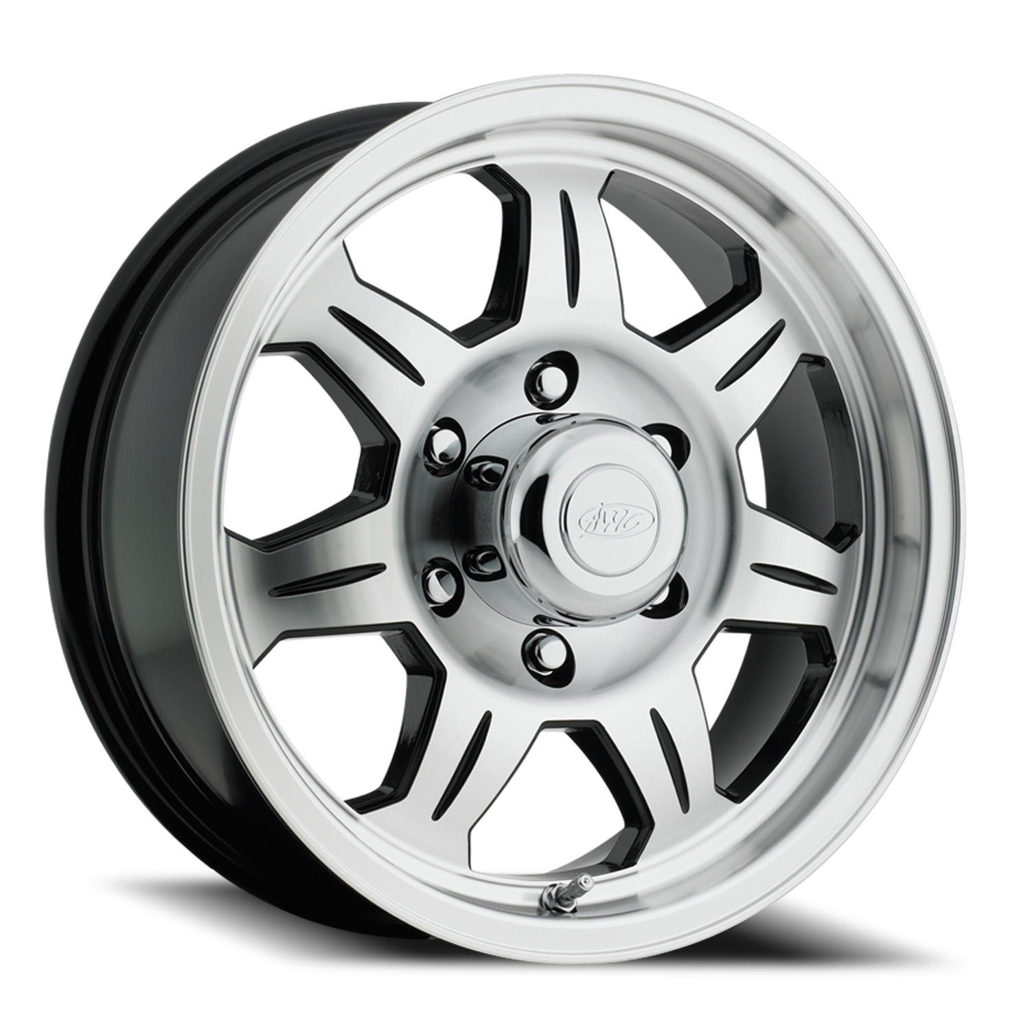Raceline Wheels Aluminum Wheels 12x4 Element Trailer 870 Machined Face Black Raceline