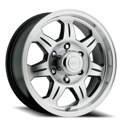 Aluminum 15x6 Element Trailer 870 Black Machined Face Raceline Wheels-2