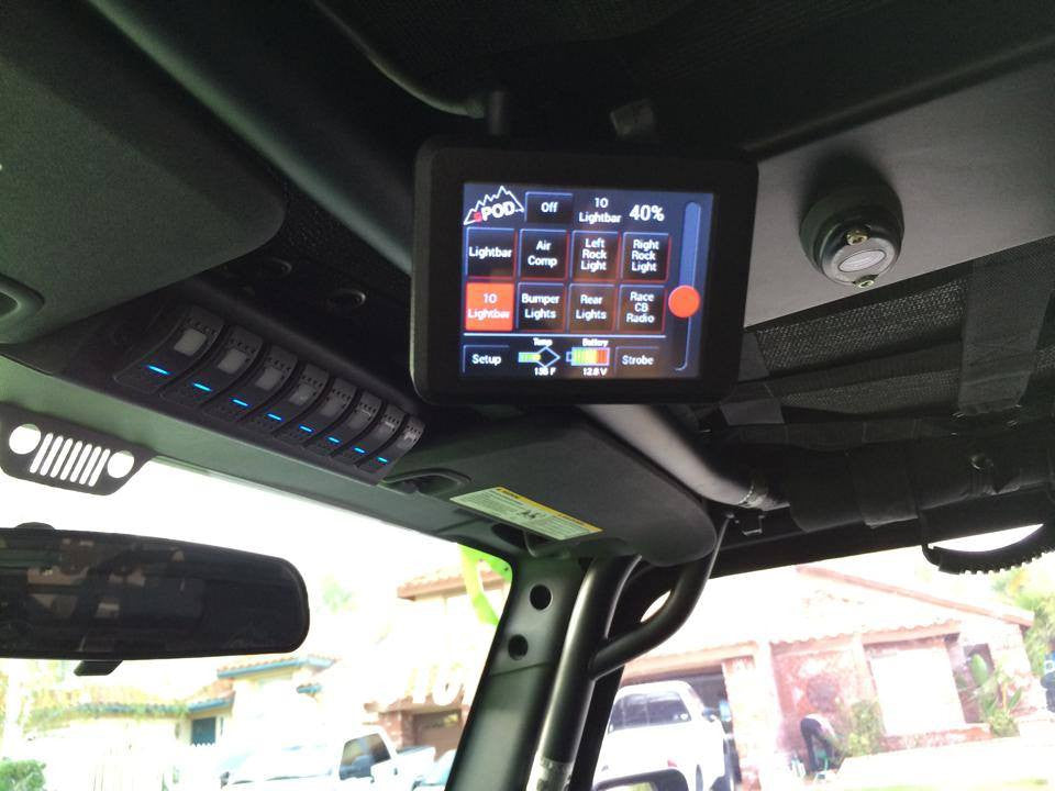 sPOD BantamX Touchscreen for JK 2007-2018