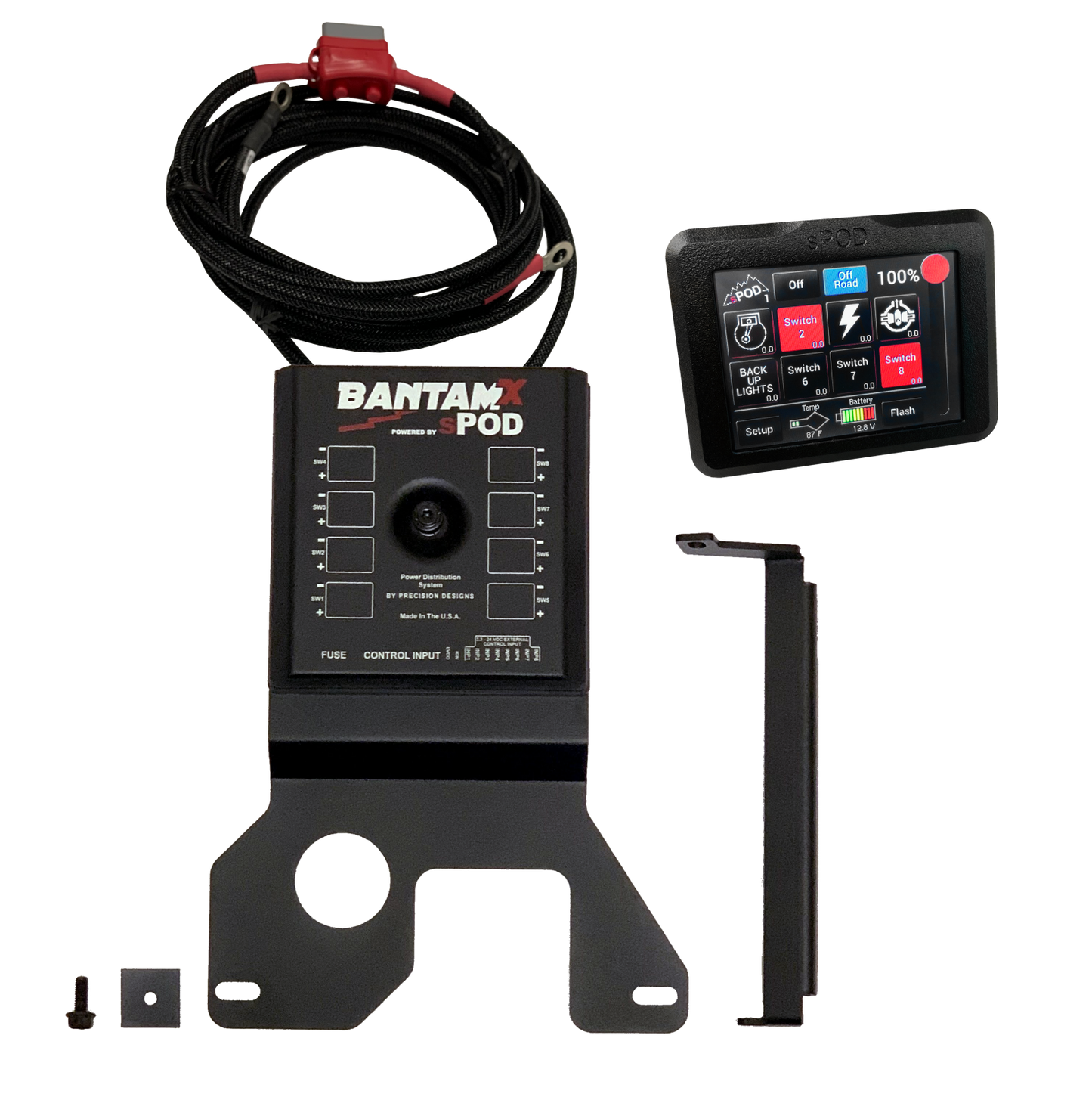 sPOD BantamX Touchscreen for Jeep JL V8 sPOD