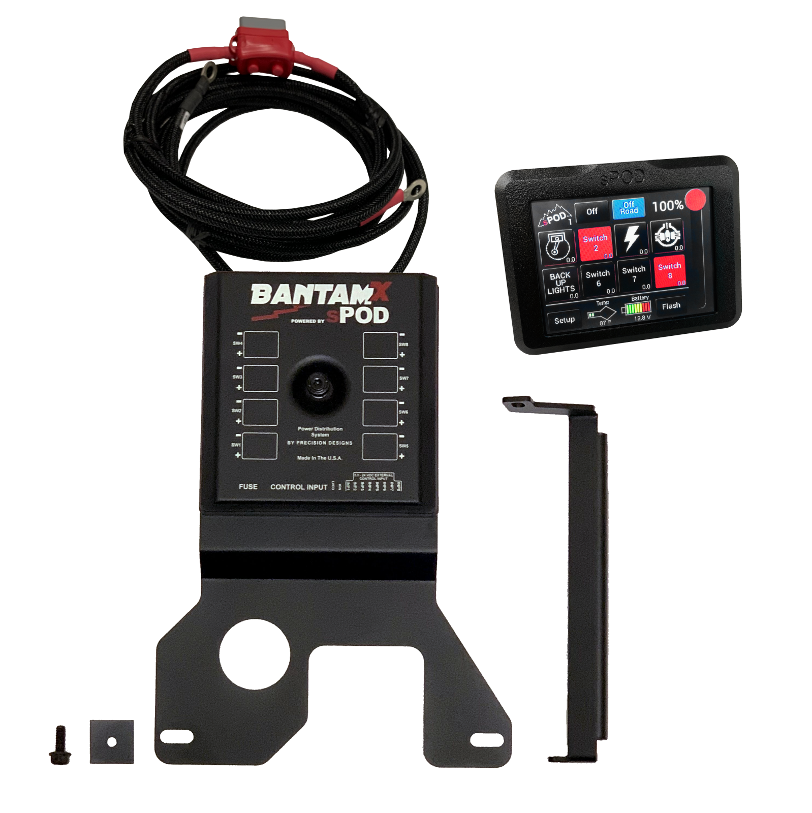 sPOD BantamX Touchscreen for Jeep JL V8 sPOD