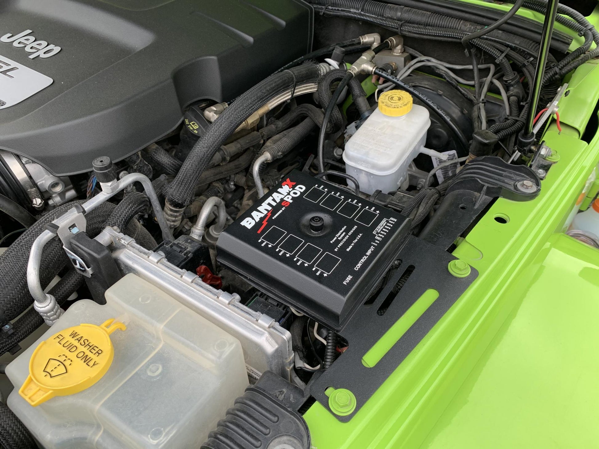 sPOD BantamX w/ Amber LED Switch panel for JK 2009-2018