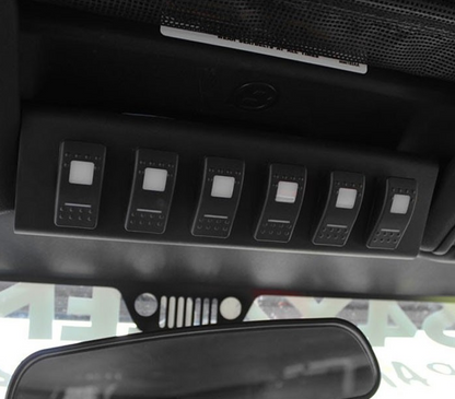 BantamX w/ Green LED Switch panel for JK 2007-2008 sPOD-2