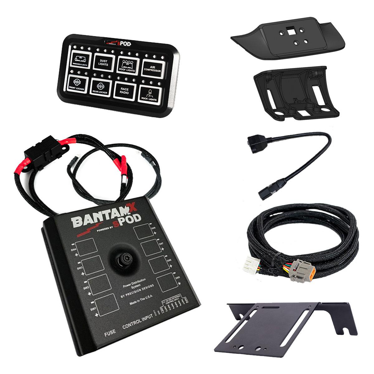 sPOD HD BantamX Power Management Vehicle Kit Ford 2023-2025 F-250/350 Super Duty sPod