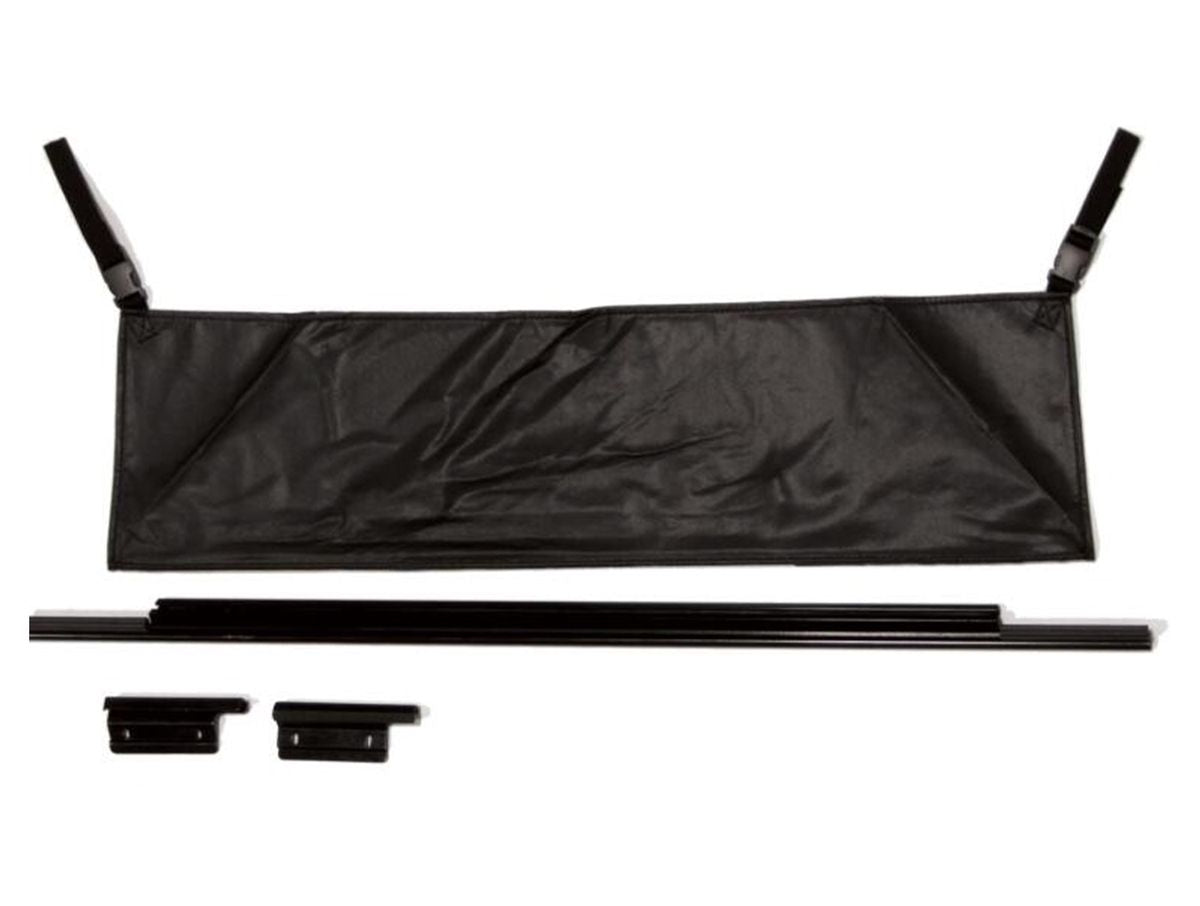 Tailgate Tonneau Bar Kit for 2007-2018 Jeep Wrangler JK and JK Unlimited, Black Rampage