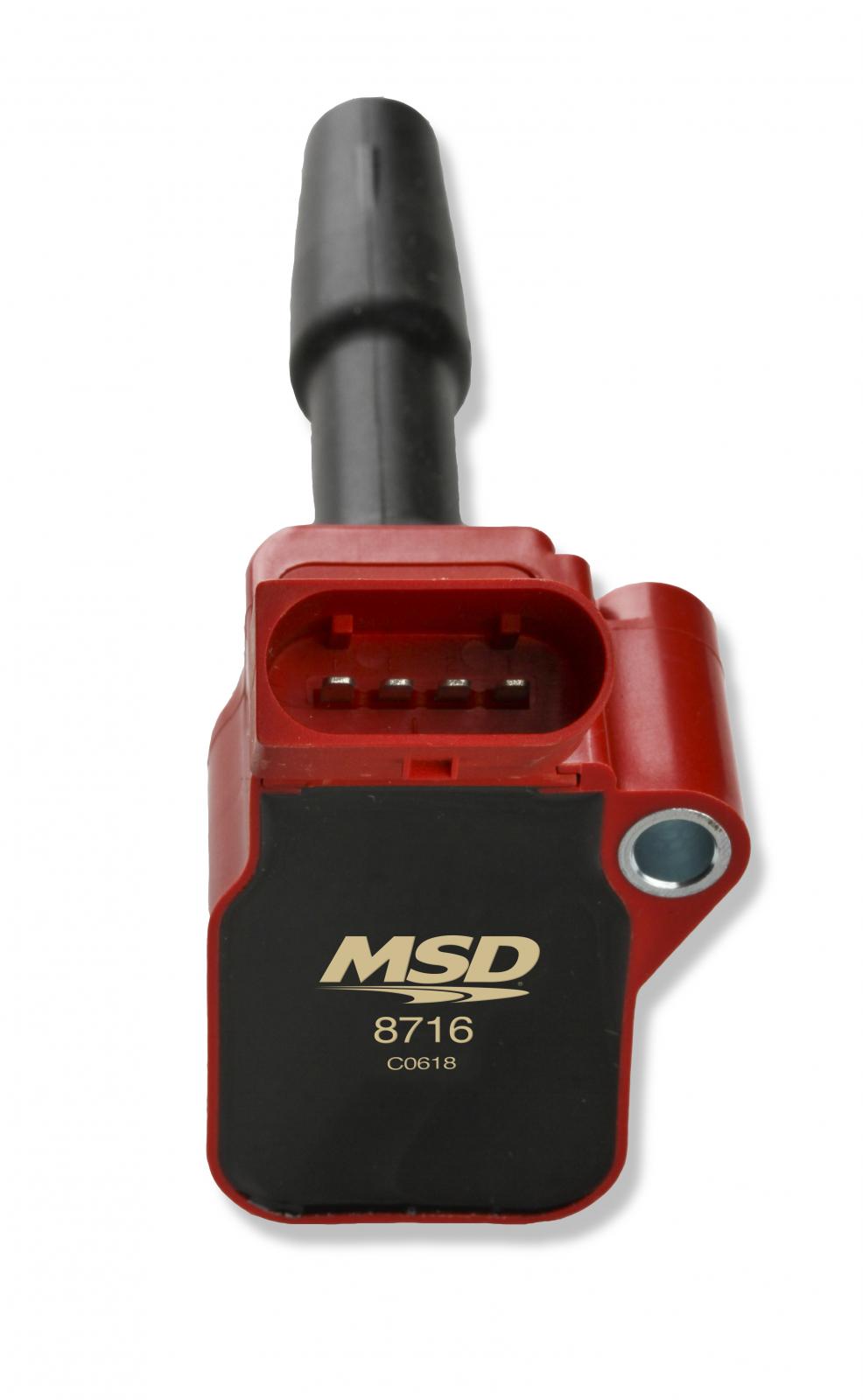 Coil Blaster Series Vw / Audi 1.8L/2.0L Engines Red 4-Pack Vw/Audi 2014-2019 1.8L/2.0L 4 Cylinder 4-Pack MSD Ignition-3
