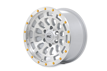 87 Series Wheel Simulated Beadlock Full Machine 17x8.5 6x5.5 +0mm Rough Country