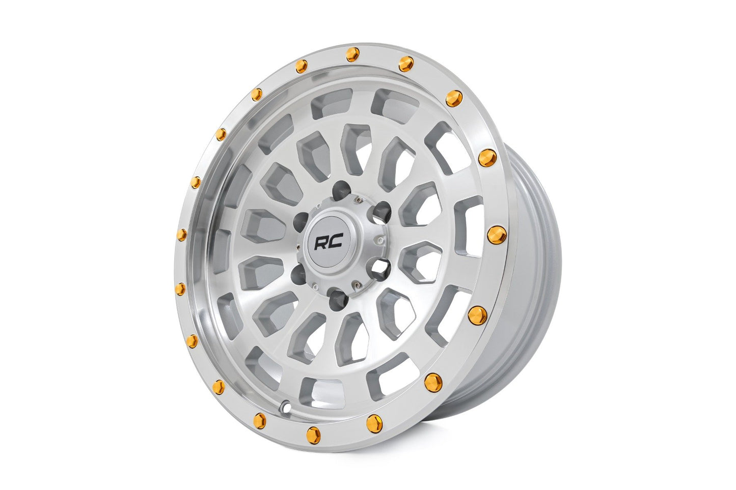 Rough Country 87 Series Wheel Simulated Beadlock Full Machine 17x8.5 5x5 +0mm Rough Country