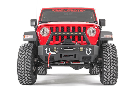 N3 Steering Stabilizer Dual 2.5-8 Inch Lift Jeep Gladiator JT/Wrangler JL (18-26) Rough Country-1