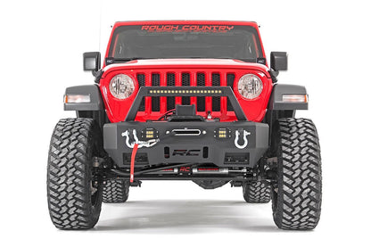 N3 Steering Stabilizer Dual 2.5-8 Inch Lift Jeep Gladiator JT/Wrangler JL (18-26) Rough Country-1