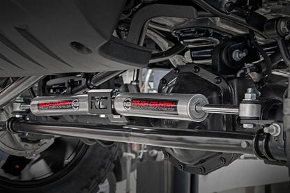 N3 Steering Stabilizer Dual 2.5-8 Inch Lift Jeep Gladiator JT/Wrangler JL (18-26) Rough Country-2