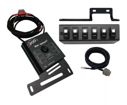 SourceLT w/ Amber LED Switch panel for JK 2009-2018 sPOD