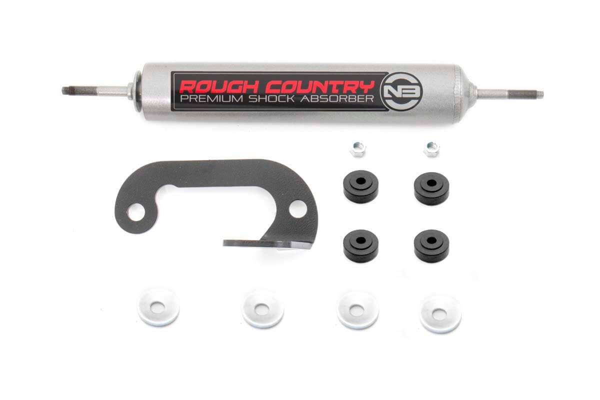 N3 Steering Stabilizer 8-lug Only 6-Inch Lift Chevy C2500/K2500 C3500/K3500 Truck (88-00) Rough Country-2