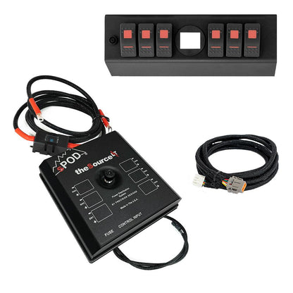 SourceLT w/ Genesis Adapter and Red LED Switch Panel for JK 2009-2018 sPOD