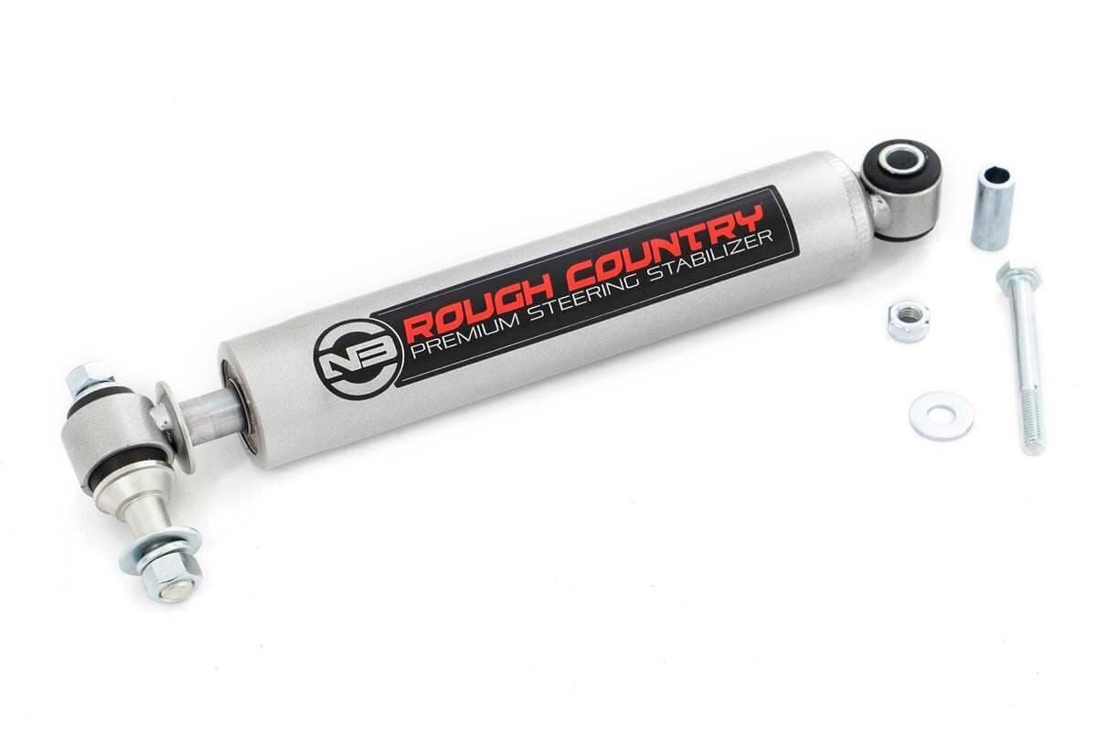 Rough Country Jeep Steering Stabilizer TJ, YJ, WJ, ZJ, XJ Rough Country