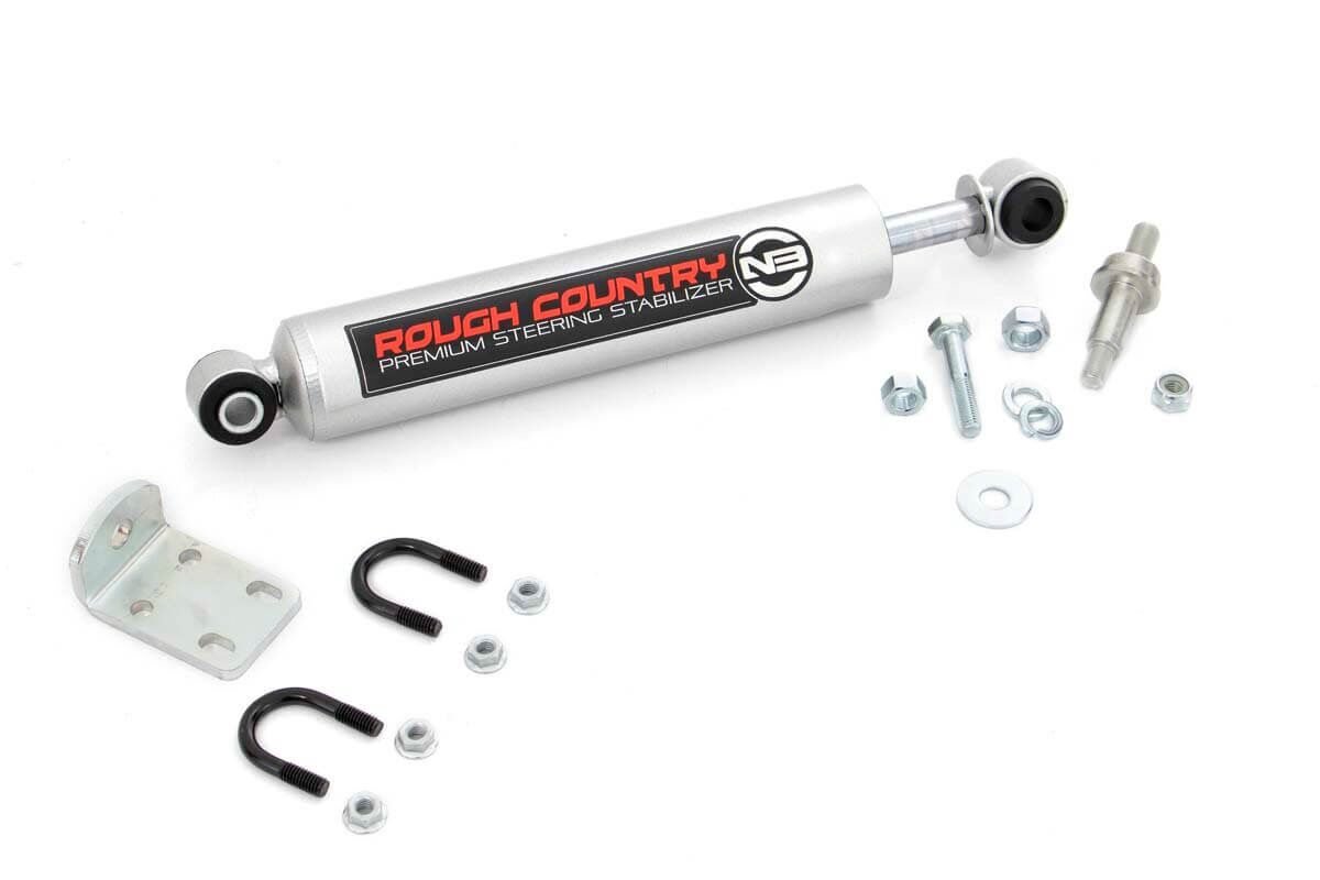 Rough Country Steering Stabilizer 91-04 Sonoma 83-04 S10 Blazer 83-01 S15 Jimmy 82-04 S10 Pickup 82-90 S15 Pickup Rough Country