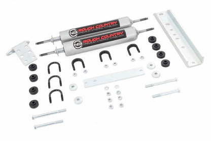 N3 Steering Stabilizer Dual Ford Bronco/F-150/F-250 (1980-1998) Rough Country-1