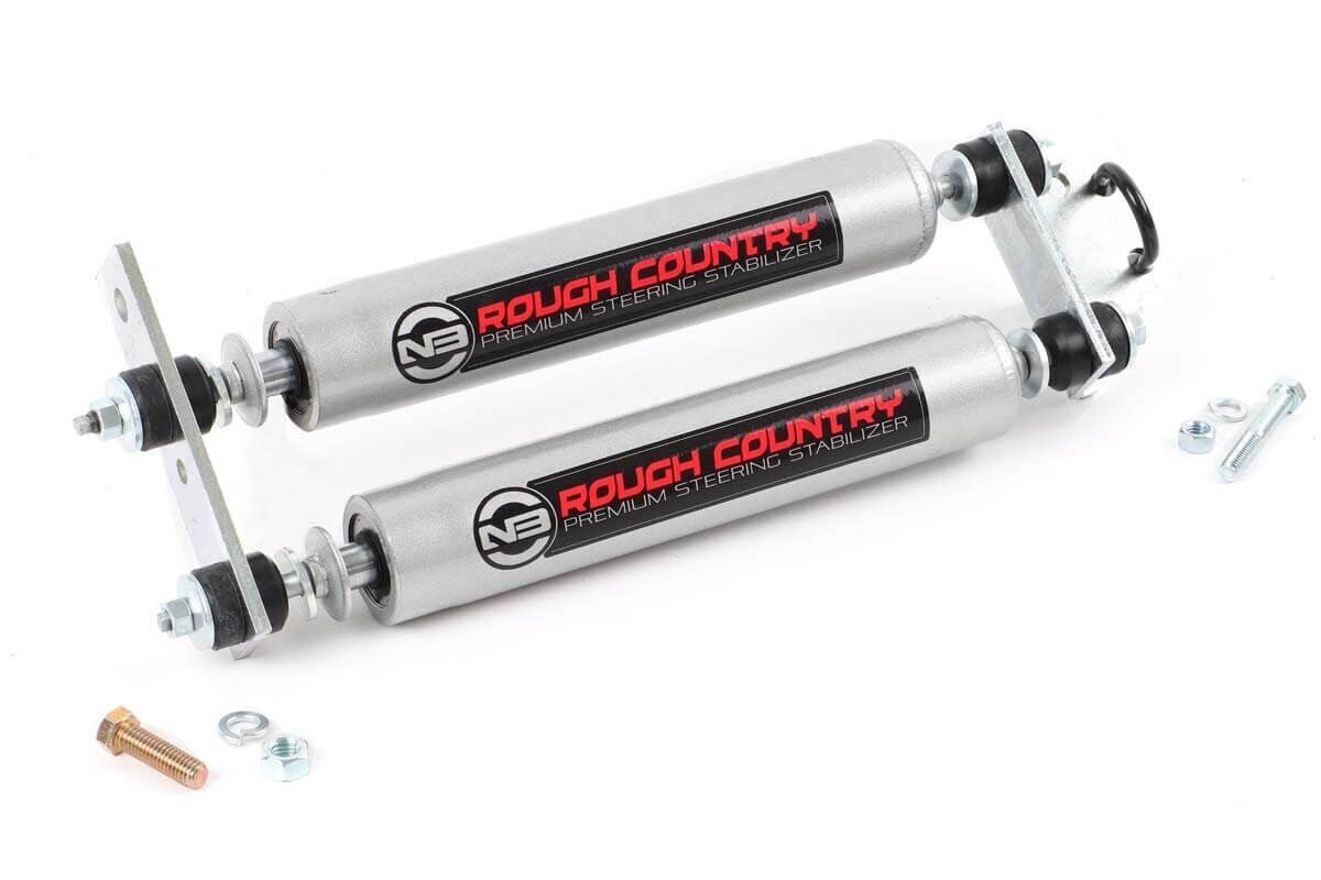 Rough Country Toyota Dual Steering Stabilizer 86-95 4WD 4Runner 86- 95 Toyota Pickup Rough Country