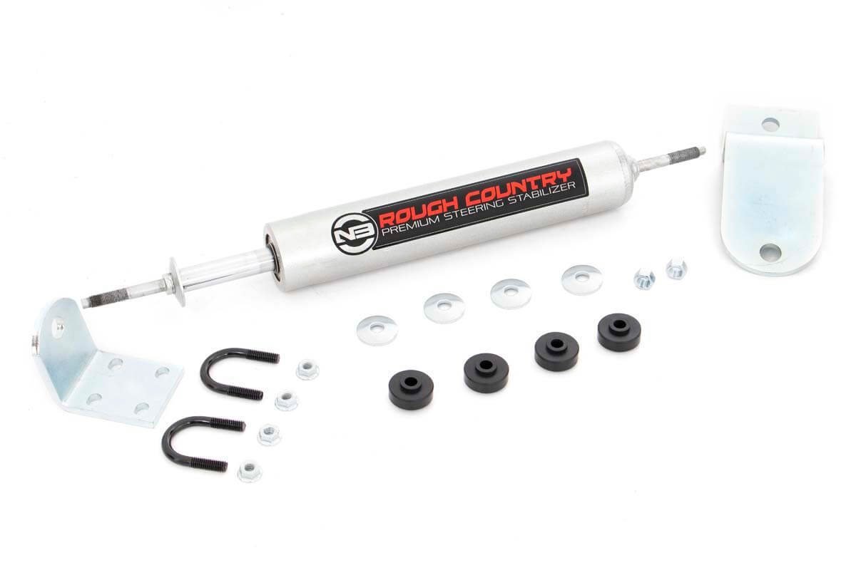 Rough Country Dodge N3 Steering Stabilizer 94-01 RAM 1500 94-02 RAM 2500/3500 2WD Rough Country