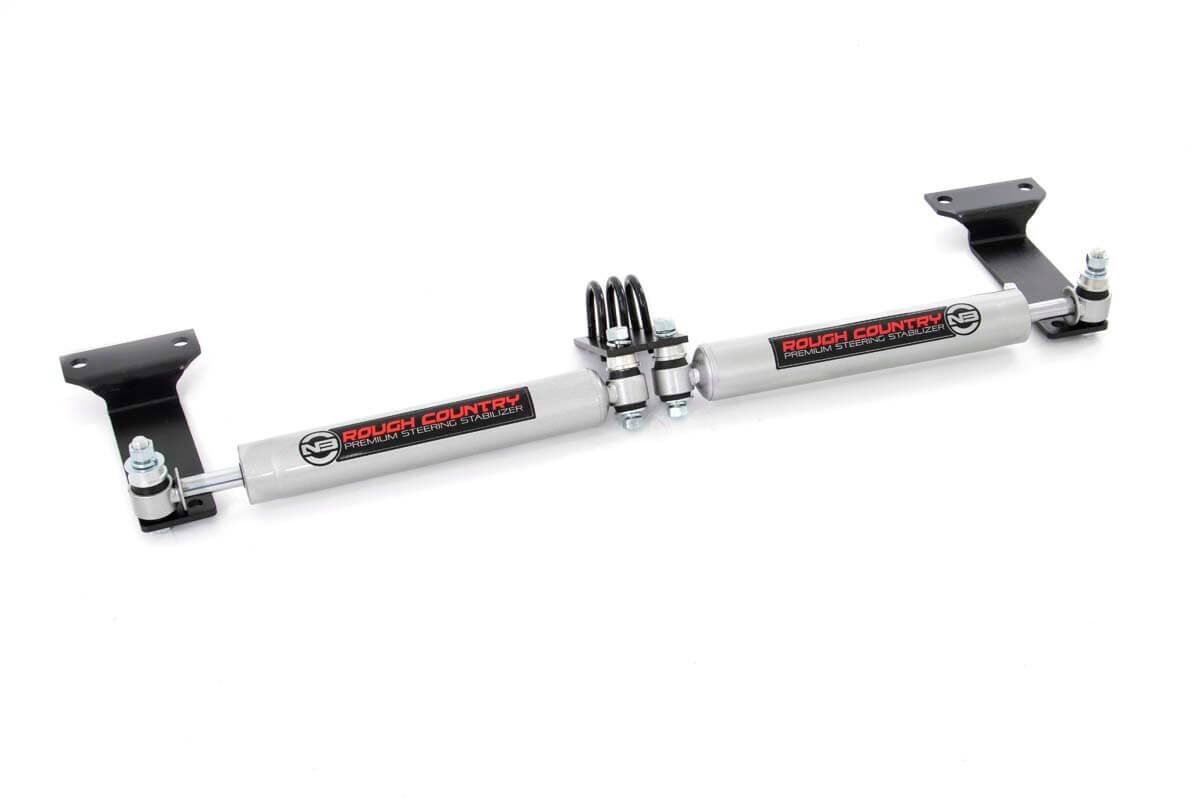 Rough Country Ford Dual Steering Stabilizer 75-79 F-150 70-79 Bronco 70-79 F-100 Rough Country