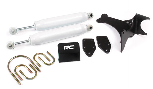 Steering Stabilizer Dual 2-8 Inch Lift Ford Super Duty (05-22) Rough Country
