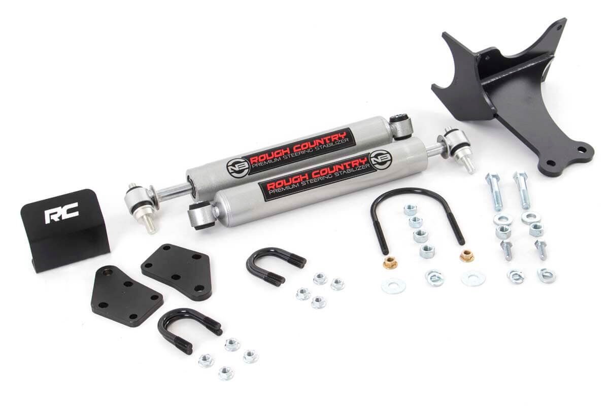 Rough Country Dual N3 Steering Stabilizer 05-20 F-250/350 Rough Country