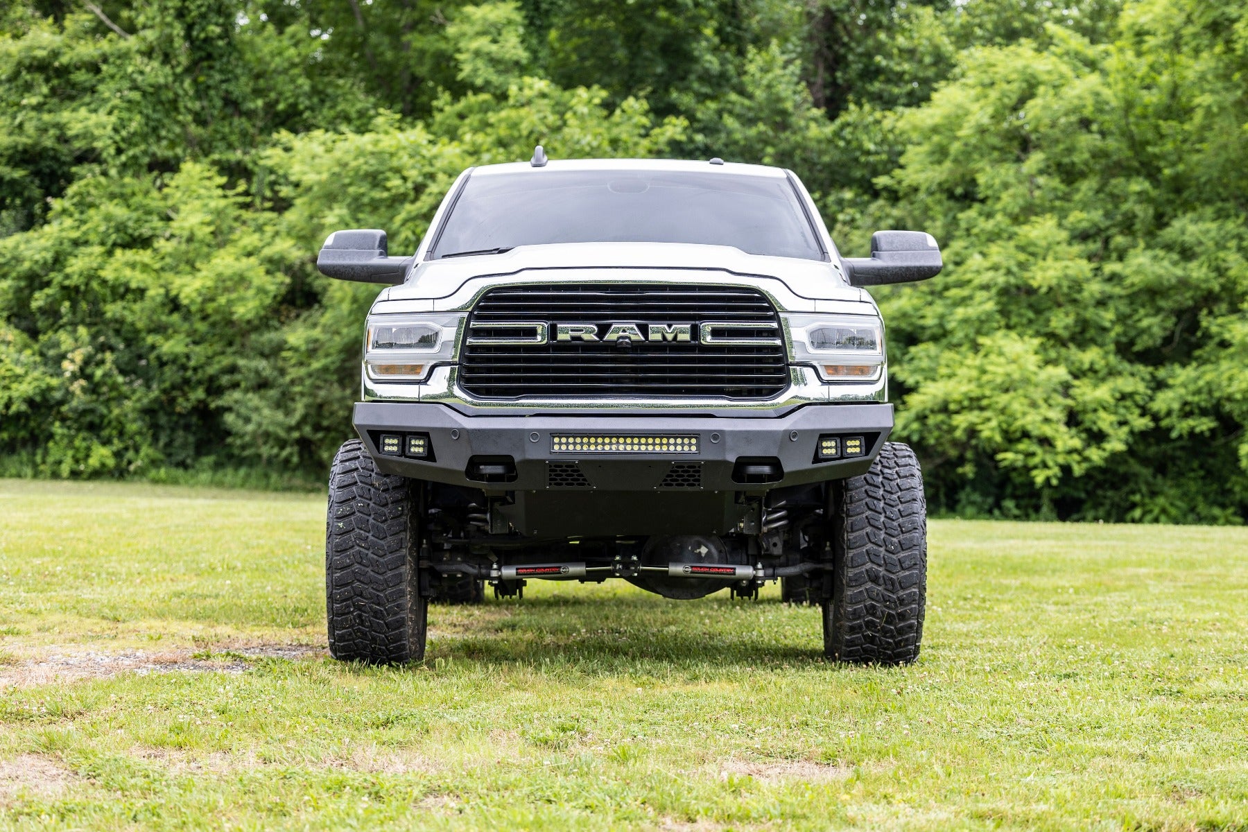 N3 Steering Stabilizer Dual 2.5-8 Inch Lift Ram 2500 (14-26)/3500 (13-26) Rough Country-3
