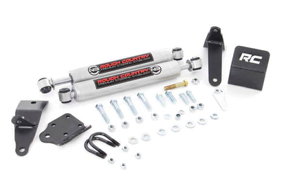 N3 Steering Stabilizer Dual 2-8 Inch Lift Ram 2500 (10-13)/3500 (10-12) Rough Country-2